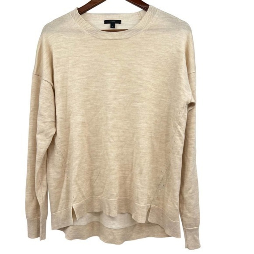 J. CREW Lightweight Wool blend Tunic Sweater Style #E7936 relax size medium